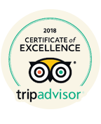 Certificato di eccellenza TripAdvisor 2015